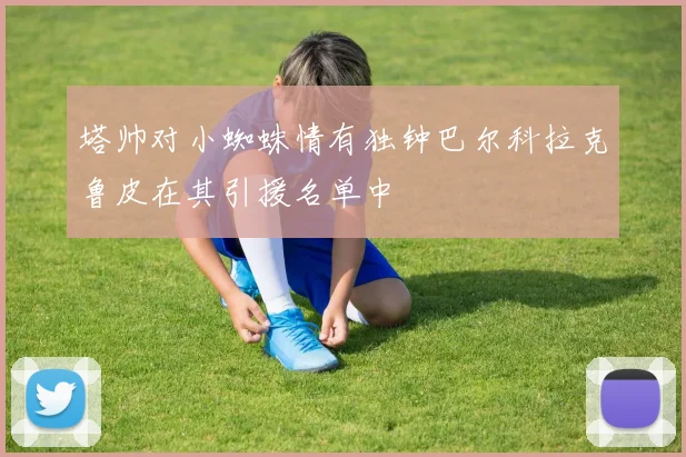 塔帅对小蜘蛛情有独钟巴尔科拉克鲁皮在其引援名单中